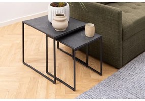 Sada konferenčných stolíkov ALMA 2 ks antracit