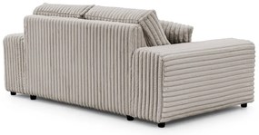 Svetlosivá menčestrová pohovka 178 cm Justin – Ropez