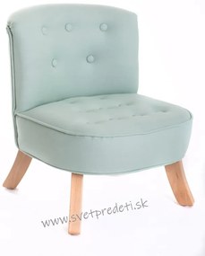 Somebunny detské dizajnové kresielko Eko Lniane Mint