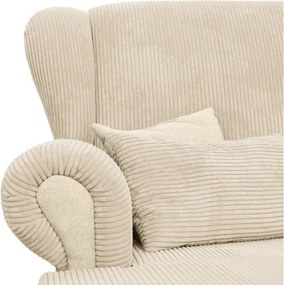 Béžová menčestrová leňoška Lord – Ropez