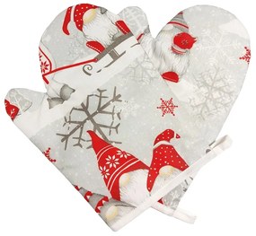 Chňapka CHRISTMAS Gnom red s magnetom