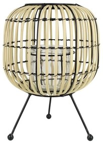 Prírodne - čierna lampáš na nožičkách - Ø 21 * 30cm
