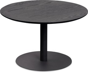 XXXLutz KONFERENČNÝ STOLÍK, čierna, kov, kompozitné drevo, 60/60/37 cm Xora - Stolíky do obývačky - 001815010102