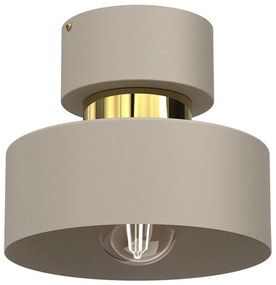Luminex Stropné svietidlo MARTI 1xE27/15W/230V béžová/zlatá 9928