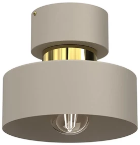 Luminex Stropné svietidlo MARTI 1xE27/15W/230V béžová/zlatá LU9928
