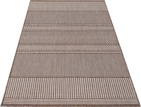 DY Hnedý obojstranný koberec s geometrickým vzorom Zara 12 Rozmer: 200x290 cm