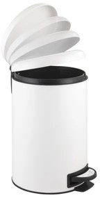 WENKO 22707100 - Odpadkový kôš LEMAN 25x38 cm biela/čierna
