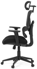 Autronic BONTEC Kancelárska stolička, synchrónny mechanizmus, čierna látka, KA-Q8203 BK Farba: Čierna