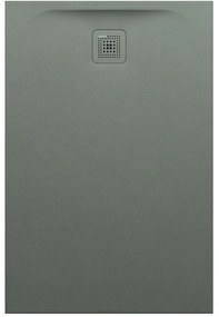 LAUFEN Pro obdĺžniková sprchová vanička z materiálu Marbond, odtok na kratšej strane, 1200 x 800 x 33 mm, betónová šedá, H2109520790001
