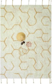 Detský kusový koberec Play Pollination, 90x130, béžová, detská izba, Lorena Canals