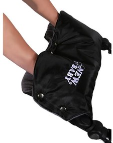 Rukávnik na kočík Classic Fleece black/blue