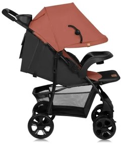 Lionelo - Športový kočík EMMA PLUS tehlová/čierna