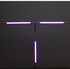 Stolná LED lampa NOX s RGBW efektmi, základňa, diaľkový ovládač