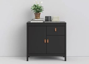 KOMODA TWO REE 82 cm II čierna