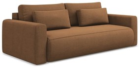 Terakotová rozkladacia/s úložným priestorom pohovka 238 cm Kapua – Makamii