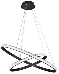 LED luster Nager 59 čierne