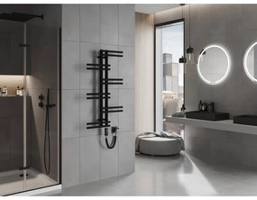 Mexen Jari, elektrické vykurovacie teleso 1005 x 550 mm, 300 W, čierna, W115-1005-550-2300-70