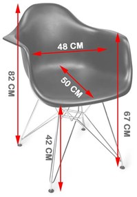 Kreslo ASTRON MODERN (biela)