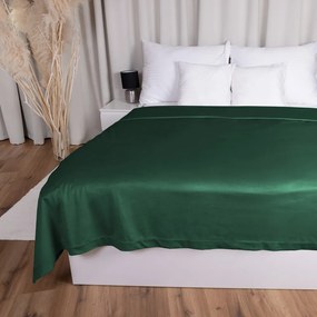 Biante Zamatový prehoz na posteľ Velvet Prémium SVP-040 Lesná zelená 140x220 cm