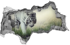 Diera 3D fototapeta nálepka Biely tiger nd-b-84071201