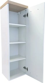 Comodo Doplnková kúpeľňová skrinka nízka Frost N 33 P/L