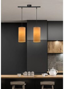 Svetlohnedé závesné svietidlo ø 12 cm Ballo – Candellux Lighting