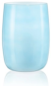 Crystalex sklenená váza Caribbean Dream Mint 18 cm