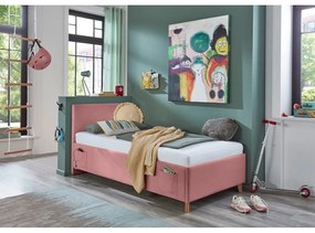 Ružová detská posteľ s úložným priestorom 90x200 cm Cool – Meise Möbel