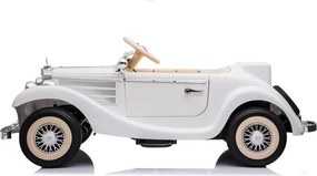 LEAN CARS Elektrické autíčko Mercedes 540K Premium LED MP3 biele