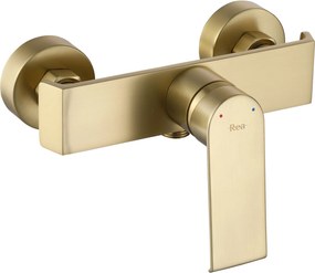 Rea Hass, sprchová batéria s ručnou sprchovou súpravou, zlatá matná, REA-B6403