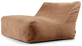 Hnedý menčestrový sedací vak Sofa Lounge – SLOWDOWN