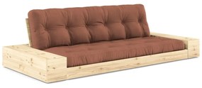 Rozkladacia pohovka v tehlovej farbe 244 cm Base – Karup Design