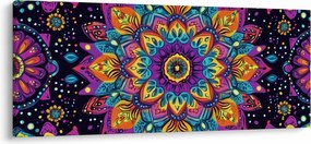 Obraz - Kaleidoskopická mandala (120x50 cm)