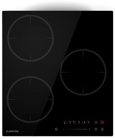 Klarstein Delicatessa Indukčná varná doska, 45 cm, 6600 W, 3 varné platne, Slider-Control, Boost