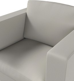 Poťah na kreslo Karlanda, krátky farba produktu sivá látka zapletaná