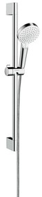 Hansgrohe Crometta, Vario sprchová súprava so sprchovou tyčou 65 cm, biela/chrómová, HAN-26532400