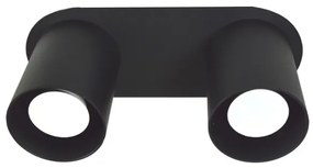 Stropné svietidlo CREEP 2xGU10/25W/230V čierna
