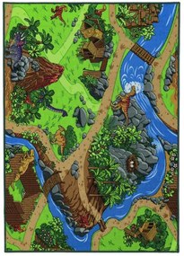 Koberce Breno Kusový koberec DINO 29, viacfarebná,95 x 133 cm