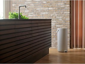 Biely nášľapný plastový odpadkový kôš 35 l Circular – Zone