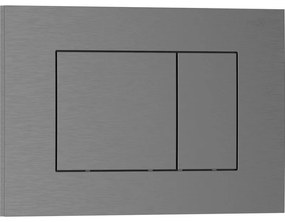 Mexen Tex 02, tlačidlo na splachovanie, brúsené grafit, 6102-12