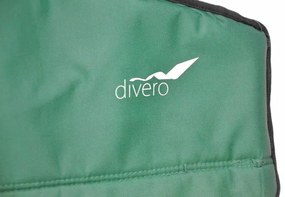 Divero 35106 Skladacia kempingová stolička XL - zelená