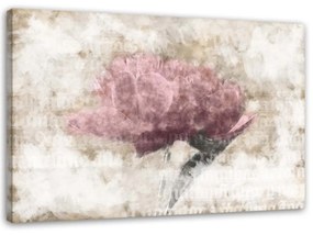 Obraz na plátně Květina abstraktní Vintage - 120x80 cm