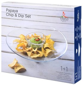 KRIŠTÁĽOVÁ MISKA VETRERIE RIUNITE VIDIVI SADA NA SERVÍROVANIE ČIPSOV A DIPOV