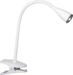 Rabalux 4196 - LED stolová lampa s klipom JEFF LED/4,5W/230V biela