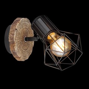 Globo 54017W-1 - Nástenné bodové svietidlo PRISKA 1xE27/60W/230V