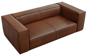 Koňakovohnedá kožená pohovka 212 cm Madame - Windsor &amp; Co Sofas