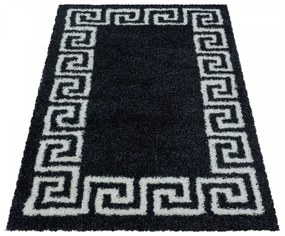 Ayyildiz, AKCIA: 280x370 cm Kusový koberec Hera Shaggy 3301 antracit, šedá, obývacia izba