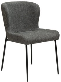Tmavosivá jedálenská stolička DAN-FORM Denmark Glam