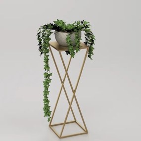 Stojan na kvetiny 70x24 cm zlatá