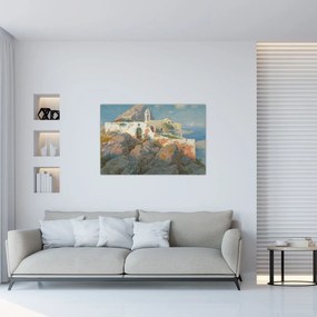 Obraz - William Stanley Haseltine, Santa Maria a Cetrella, Anacapri, reprodukcia (90x60 cm)
